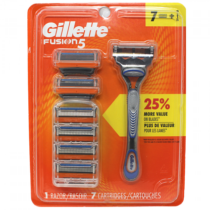 Gillette Fusion5 1 Razor + 7 Cartridges