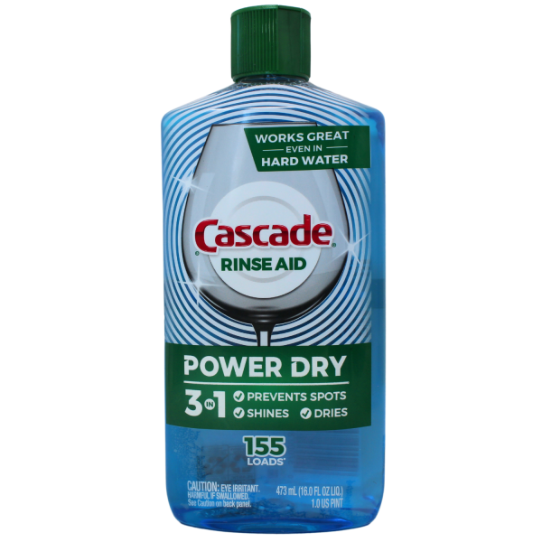 Cascade Rinse Aid Power Dry 473ml 155 Loads