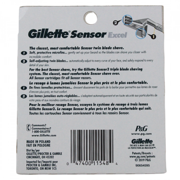 Gillette Sensor Excel 10Cartridges