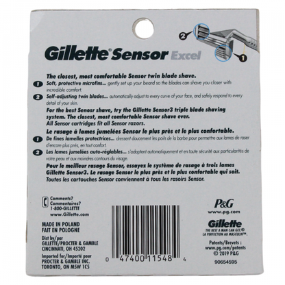 Gillette Sensor Excel 10Cartridges