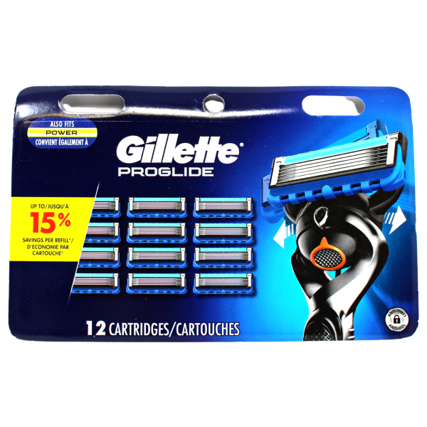 Gillette Fusion5 ProGlide 12Cartridges Carded