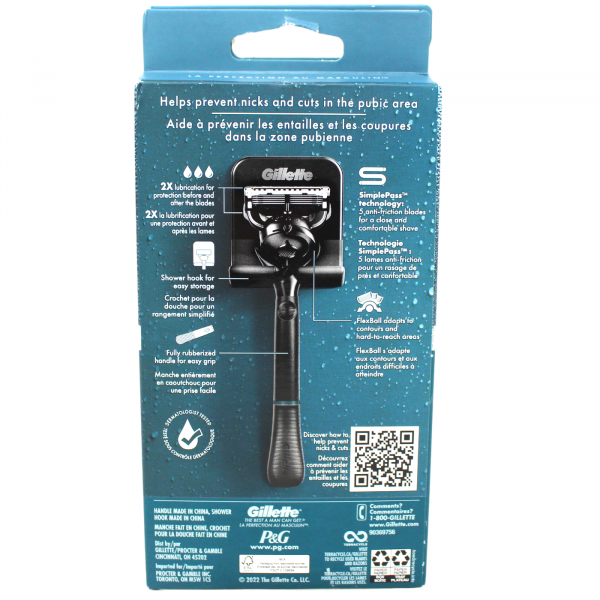 Gillette Intimate 1Razor 2Cartridges