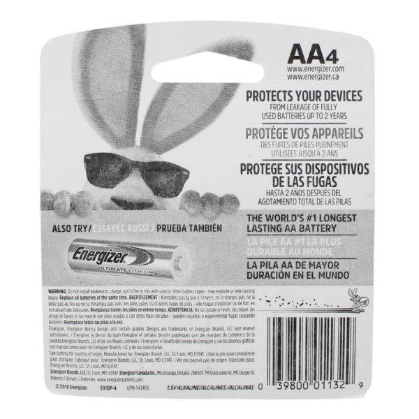 Energizer Max AA 4ct