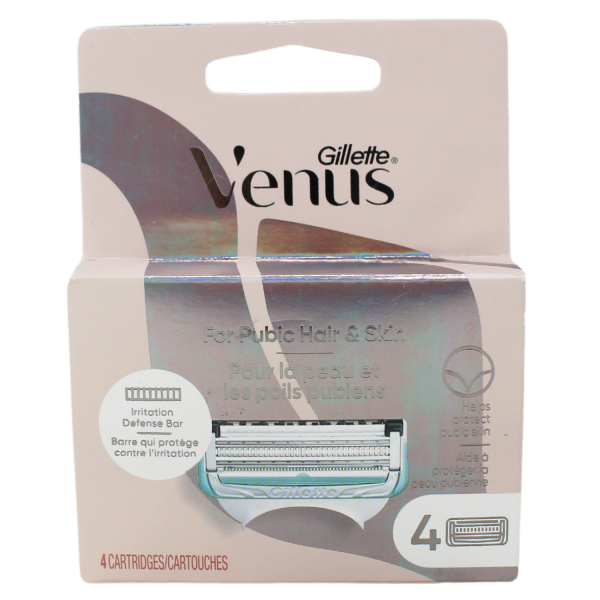 Gillette Venus 4Cartridges For Public Hair