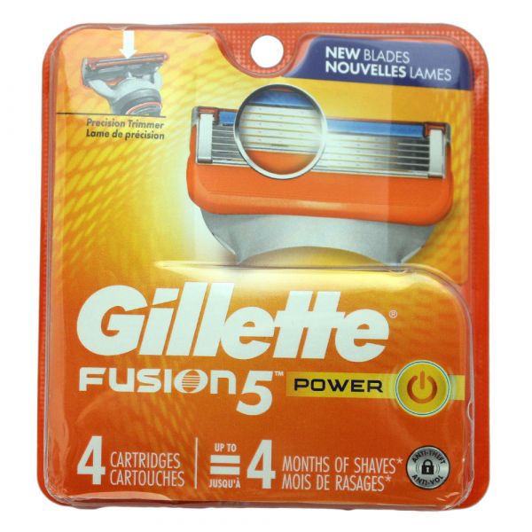 Gillette Fusion5 Power 4Cartridges