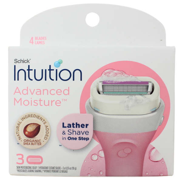 Schick Intuition 3pc Advanced Moisture
