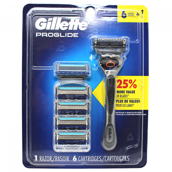 Gillette Fusion5 ProGlide 1Razor + 6Cartridges
