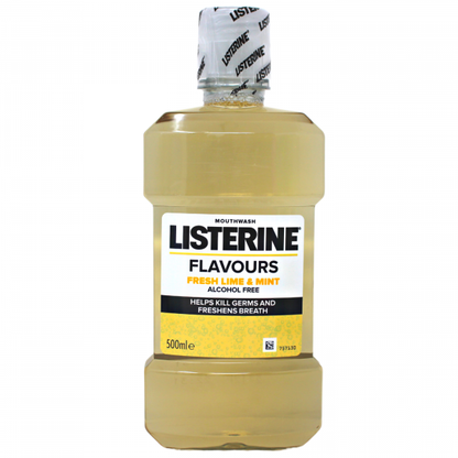 Listerine Mouthwash Fresh Lime & Mint 500ml