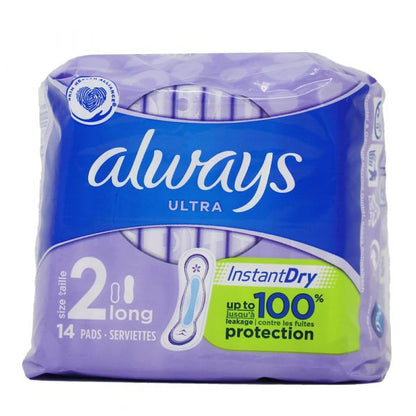 Always Ultra Pads Long Size 2 14ct