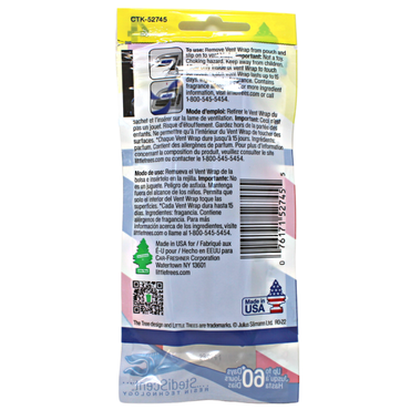 Little Trees Vent Wrap Fresh Shave 4ct