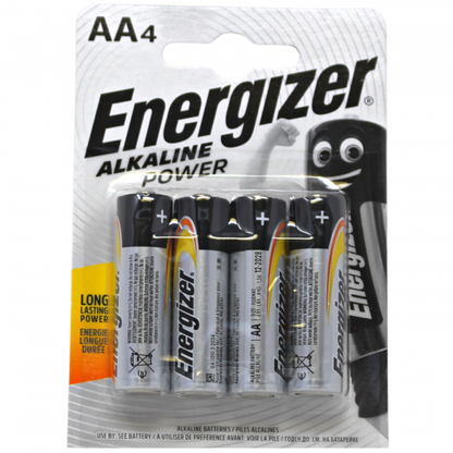 Energizer Alkaline Battery AA 4ct