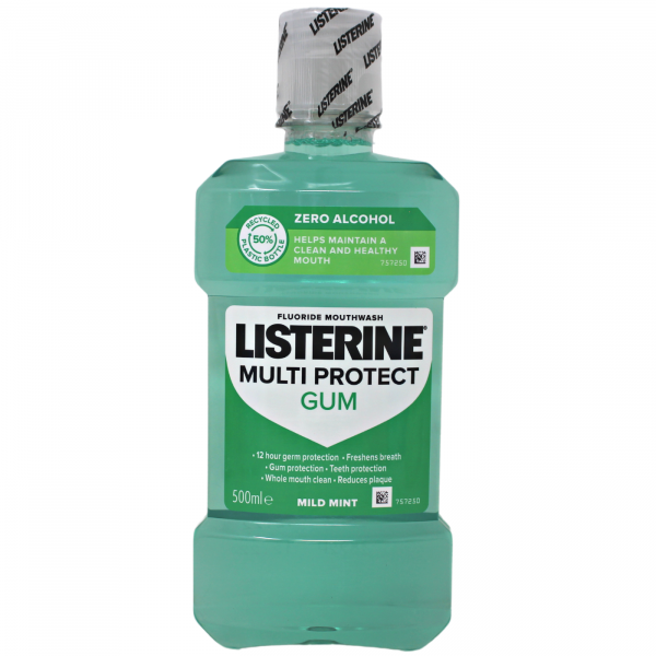 Listerine Mouthwash Gum Mild Mint 500ml