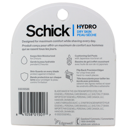 Schick Hydro 4pc Dry Skin