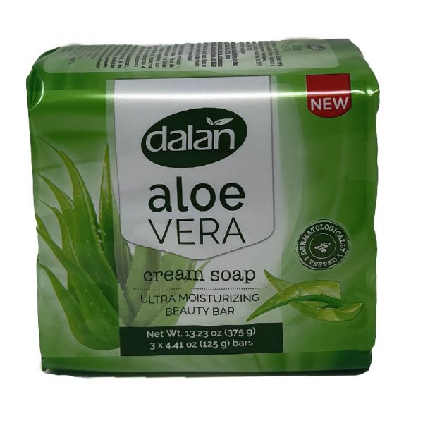 Dalan Cream Bar Soap Aloe Vera 3ct 125g