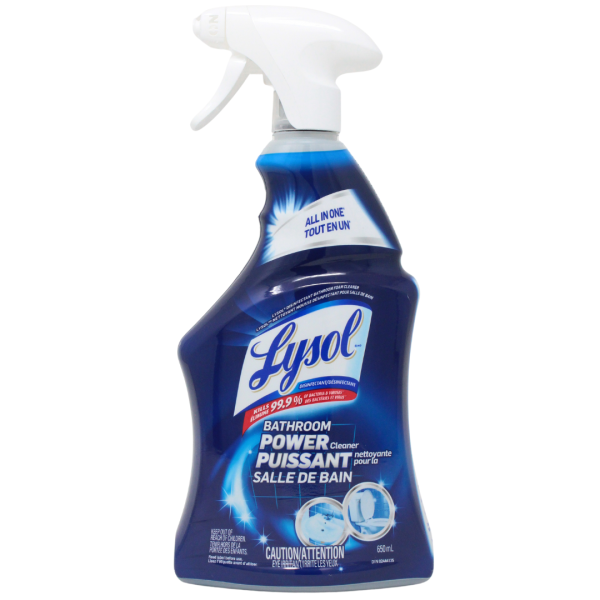Lysol Disinfectant Spray Bathroom Power Cleaner 650mL