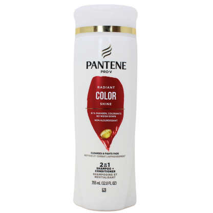 PANTENE PRO-V Shampoo 355ml 2-in-1 Radiant Color