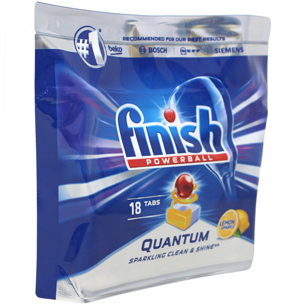 Finish Powerball Quantum Lemon 18ct