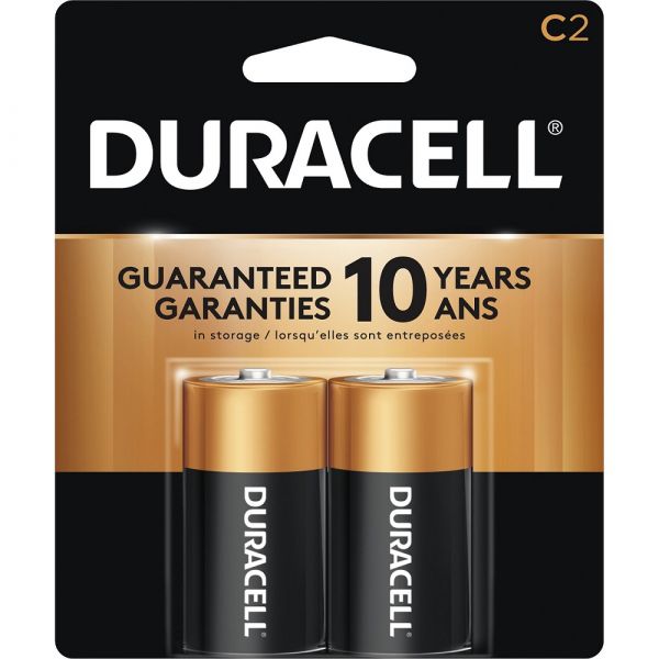 Duracell Coppertop Alkaline C Batteries 2ct