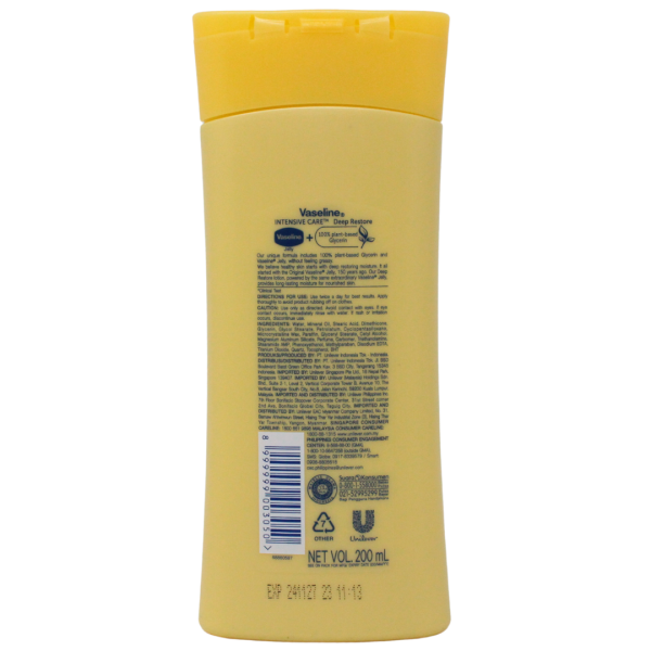 Vaseline Body Lotion Deep Restore 200mL