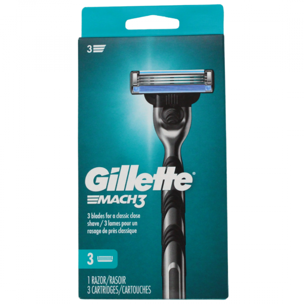 Gillette Mach 3 1Razor + 3Cartridges