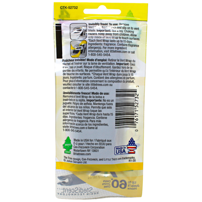 Little Trees Vent Wrap Vanillaroma 4ct