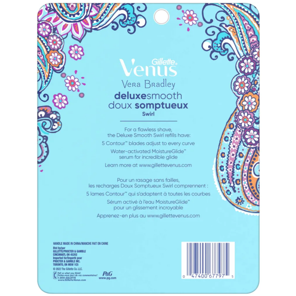 Gillette Venus 1Razor + 6Cartridges Deluxe Smooth