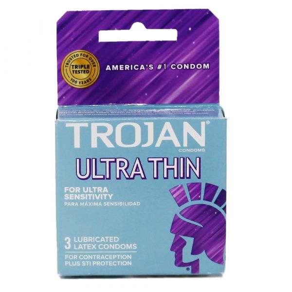 Trojan Condoms Ultra Thin 3ct