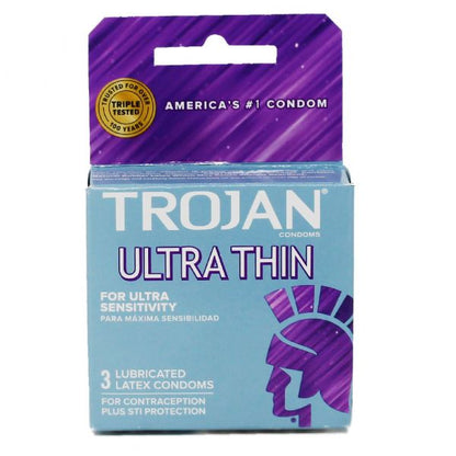 Trojan Condoms Ultra Thin 3ct