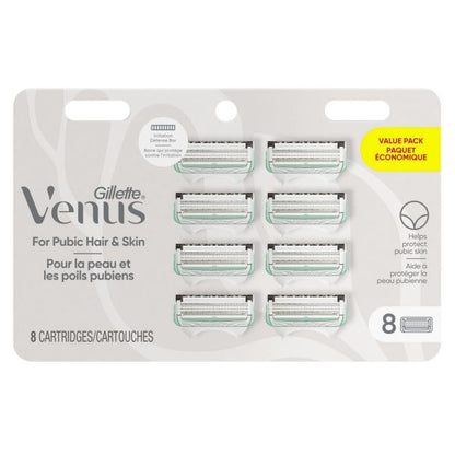 Gillette Venus 8carts For Pubic Hair And Skin