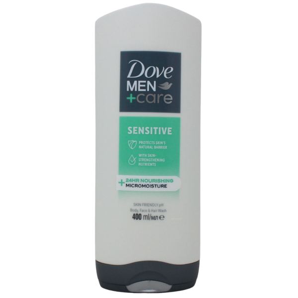 Dove Men+Care Body Wash Sensitive 400mL