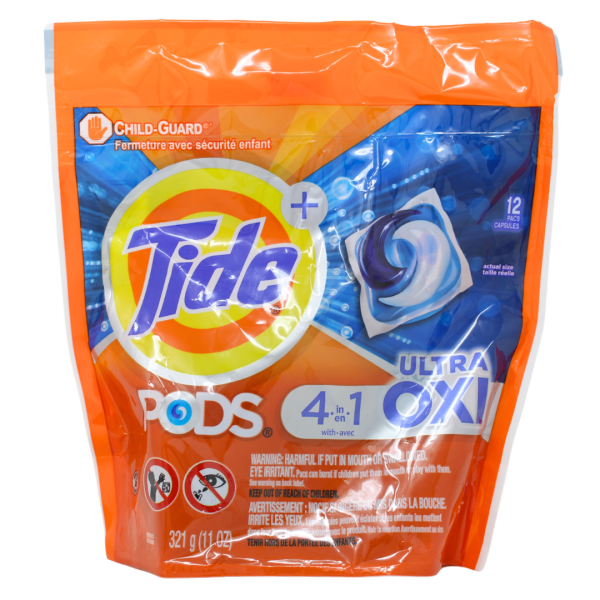 Tide Pods Ultra Oxi 12ct 4in1