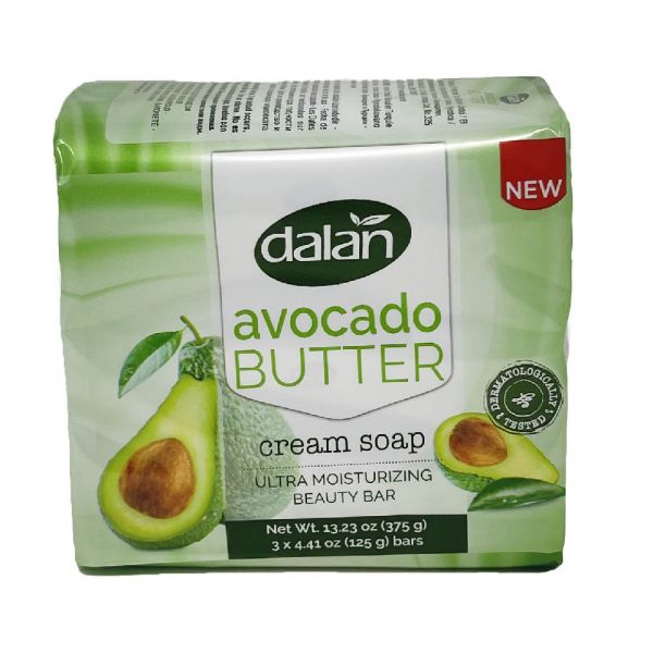 Dalan Cream Bar Soap Avocado Butter 3CT 125g