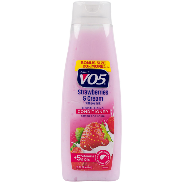 Alberto V05 Conditioner 443Ml Strawberries Cream Moisturizing