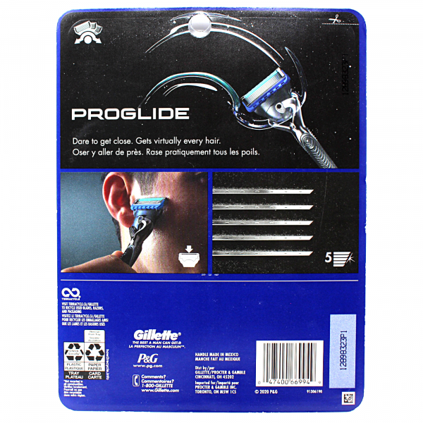 Gillette Fusion5 ProGlide 1Razor + 6Cartridges