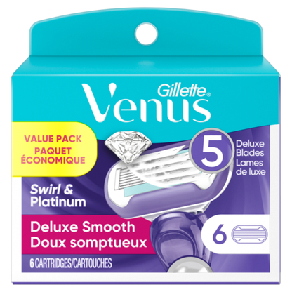 Gillette Venus 6carts Swirl And Platinum