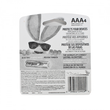 Energizer Max AAA 4ct