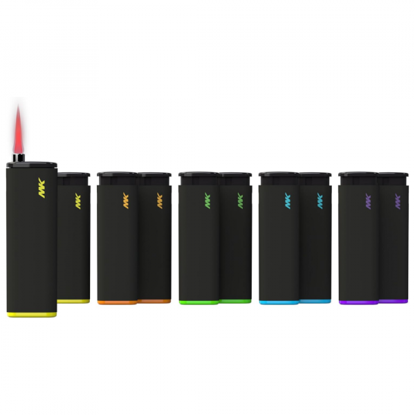 Mk Jet Black Refillable Lighter