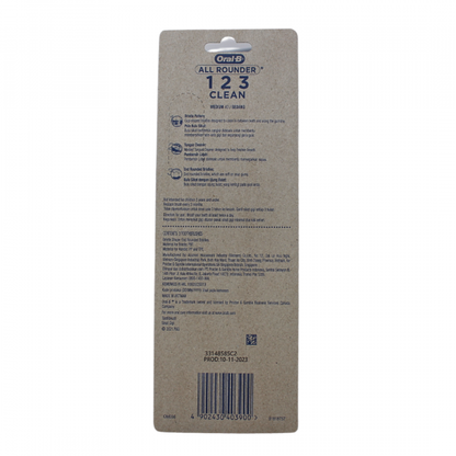 Oral-B Toothbrush Medium All Rounder 3pk