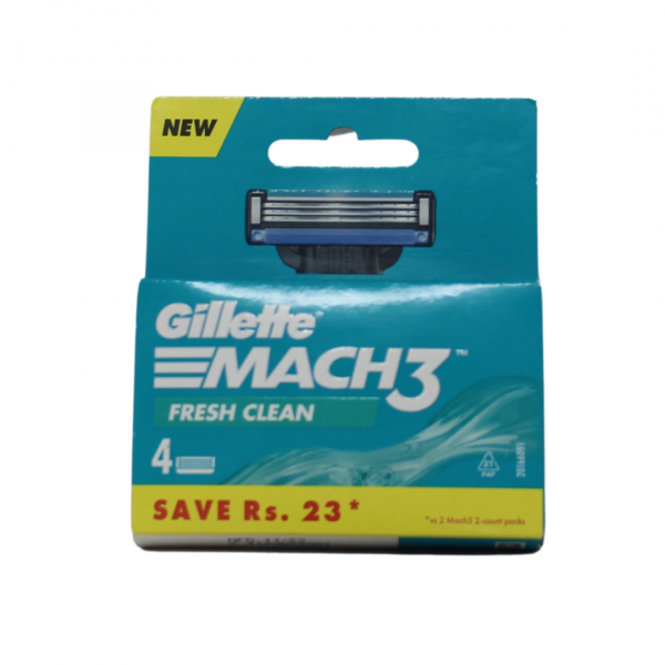 Gillette Mach 3 4Cartridges