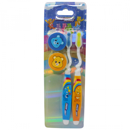 Care Bears Kids Toothbrush Soft with Cap 2CT