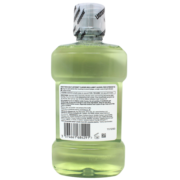Listerine Mouthwash Mild & Minty 250ml
