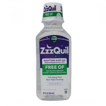 Zzzquil 354ml Night Sleep-aid Soothing Berry