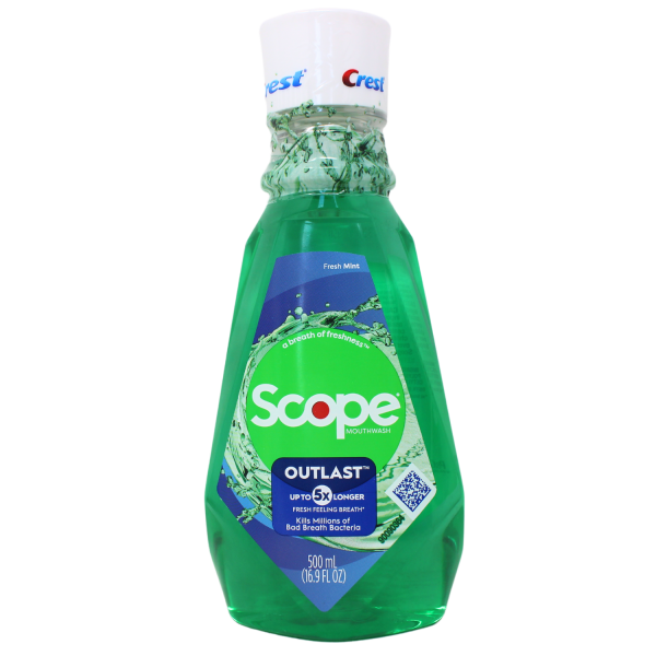 Scope Mouthwash Fresh Mint 500ml