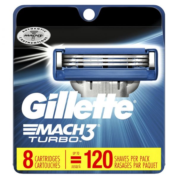 Gillette Mach 3 Turbo 8Cartridges