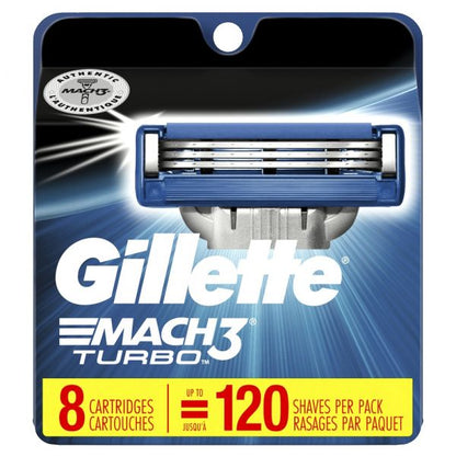 Gillette Mach 3 Turbo 8Cartridges