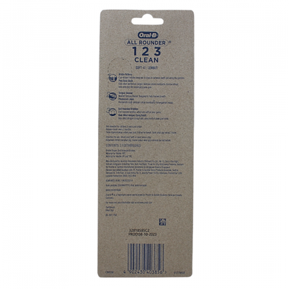 Oral-B Toothbrush Soft All Rounder 3pk