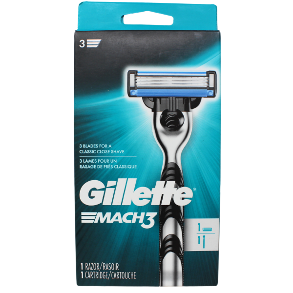 Gillette Mach 3 1Razor + 1Cartridges
