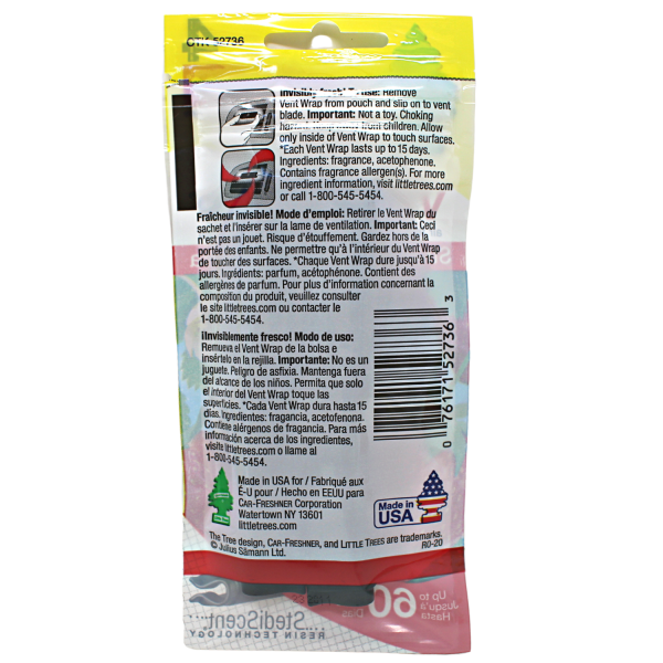 Little Trees Vent Wrap Strawberry 4ct