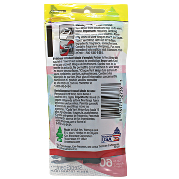 Little Trees Vent Wrap Strawberry 4ct