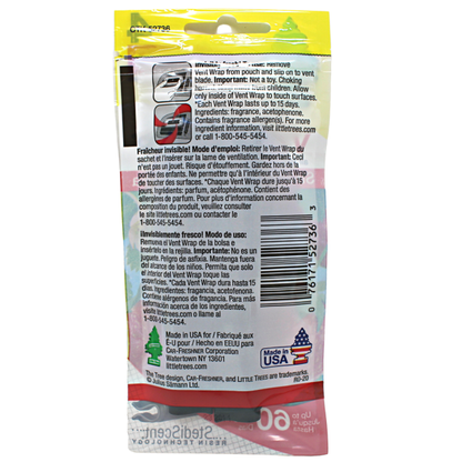 Little Trees Vent Wrap Strawberry 4ct